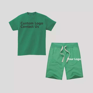 Ensemble de shorts et t-shirt pour homme en coton et polyester de haute qualité avec logo personnalisé pour l'été, ensemble de jogging 2 pièces, ensemble homme de haute qualité 2025 - Product Image 2