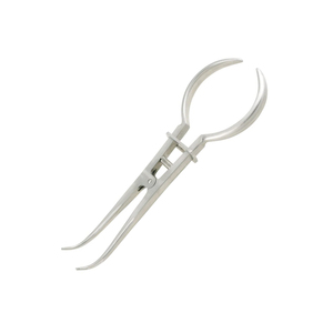 เครื่องมือผ่าตัด คีมจับวัสดุทางทันตกรรม คีมยางดามฟัน คีมสแตนเลส - Product Image 3