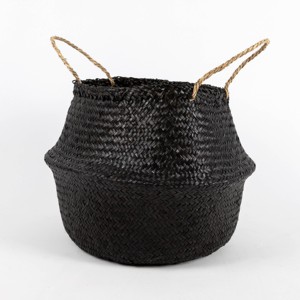 Bathroom organizer seagrass <b>basket</b> handmade from woven straw wholesale sea grass tribal <b>baskets</b> - Product Image 4
