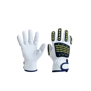 Guantes de Nitrilo Personalizados con Logotipo, 8mil/10mil, Duraderos, con Reforzado en los Nudillos, Puño de Seguridad, Protección Contra Impactos y Vibraciones TPR Nivel 1, Transpirables - Product Image 1