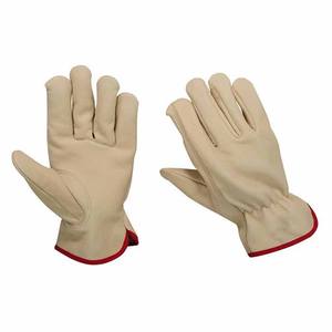 Guantes de Trabajo Industriales de Piel de Cabra Resistentes, Suaves y Cómodos, Color Beige, Resistentes al Calor, para Jardinería - Product Image 1