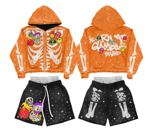 Custom Sweatsuit Track Short Set Nylon Polyester Suit <b>Summer</b> Two Piece Windbreaker Tracksuit Hoodie and Shorts <b>Jacket</b> Sets <b>Men</b> - Product Image 1