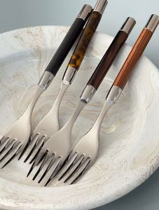 Elegant Gold Serving Spoon <b>Set</b> With Ceramic Handle Dishwasher Safe Wedding Party Use - Product Image 4
