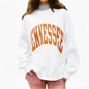 Sudadera de Manga Larga con Cuello Alto Reversible de Poliéster/Algodón para Mujer, Personalizable con Logotipo, Estilo Holgado, para Invierno, Gran Venta - Product Image 1