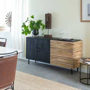 Aparador de madera de mango Vandana Sereno Cresta - Buffet - Aparador y aparador auxiliar - Product Image 1