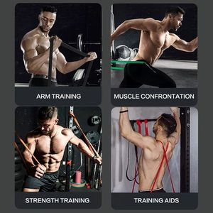 Blue 2.5 Pull Assist Bands Heavy Duty Latex Exercise Resistance Straps for Body Stretching and Powerlifting - Product Image 5