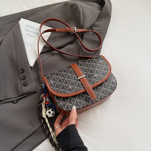 Sac bandoulière classique pour femme, sac à main de luxe de créateur, sac à bandoulière en cuir à motifs verts, accessoire de mode - Product Image 2