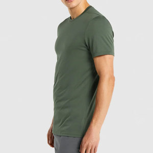 Diseña tu propio logotipo, camiseta de gimnasio estampada de algodón 100% de corte holgado para hombre, camisetas de gimnasio casuales para hombre de primera calidad - Product Image 4