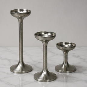 Silver Hammered <b>Candle</b> with Single <b>Wick</b> Scented Luxury Soy Wax Minimalist Decor new Gift Modern Tabletop Home Fragrance - Product Image 5