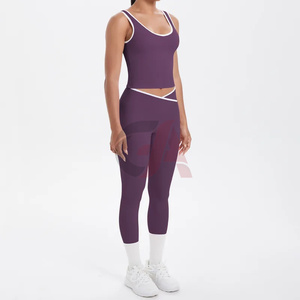 Ensemble de yoga pour femmes 2026 – Nouveau design, haute élasticité, léger, séchage rapide, vêtements de sport personnalisés en gros - Product Image 3