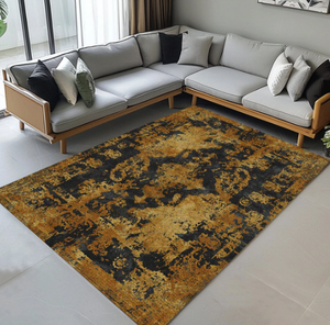 พรมทอมือทำจากขนสัตว์/ไหม ทันสมัย ป้องกันการลื่น ซักได้ เหมาะสำหรับสัตว์เลี้ยง ใช้ปูพื้นห้องนั่งเล่น ห้องออกกำลังกาย ห้องละหมาด ห้องบาร์ หลากหลายรูปแบบ - Product Image 1