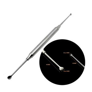 Kit chirurgical professionnel pour implants dentaires : outils de reconstruction osseuse et curettes à bord rond pour traitement de la cavité buccale - Product Image 1