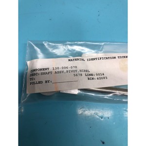 AXCELIS 130-006-070 SHAFT ASSY, PIVOT - อุปกรณ์และอะไหล่เซมิคอนดักเตอร์ระดับโลกที่เชื่อถือได้ - Product Image 3