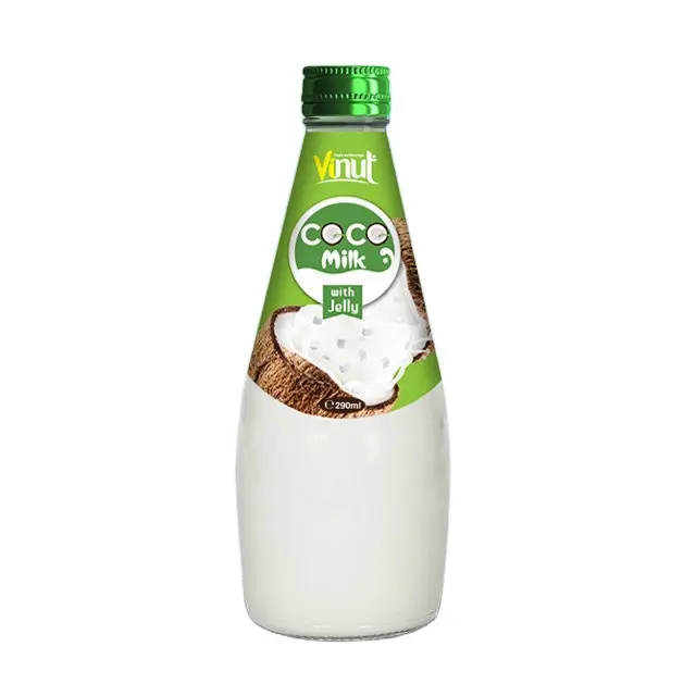 290ミリリットルVINUT Bottle Coconut Milk Jellyとドリンク