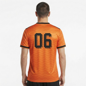 เสื้อฟุตบอลผู้ชาย ระบายอากาศได้ดี เสื้อกีฬาคอวี เสื้อฝึกซ้อมฟุตบอลผู้ชาย โพลีเอสเตอร์ 100% เสื้อยืดฟุตบอล - Product Image 2