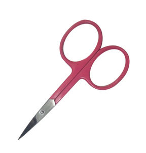 Ciseaux de manucure professionnels en acier inoxydable avec lame incurvée tranchante pour les soins des cuticules et des sourcils - Product Image 6