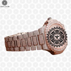 Reloj de Cristal de Lujo para Mujer Charm_Jewells, Caja Tonneau, Correa de Acero Inoxidable, Cuarzo Analógico, Estilo Joyería de Moda - Product Image 2