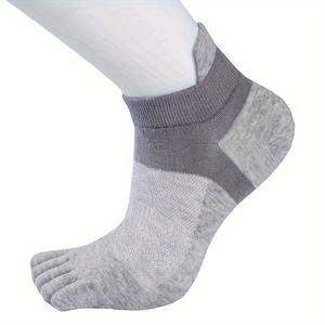 Chaussettes à cinq doigts pour l'entraînement de la cheville, sportives, professionnelles, confortables, respirantes, design sportif, logo personnalisé ODM - Product Image 5