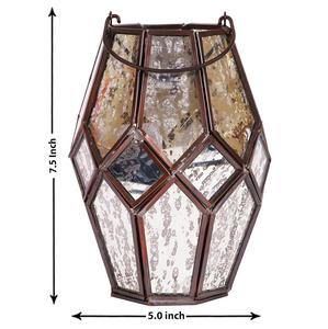 Faroles decorativos de acero y cristal - Product Image 4