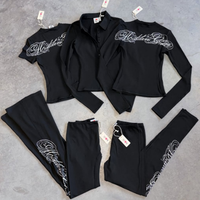 Ensembles décontractés pour femmes avec logo personnalisé, ensembles polo et leggings, ensembles de yoga très extensibles, adaptés aux grandes tailles, ensembles de sport pour femmes, vêtements pour femmes