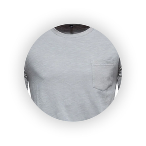 เสื้อยืดผู้ชายคุณภาพพรีเมียม แบบเรียบง่าย สีพื้น ผ้าฝ้ายใยไผ่ ผลิตในปากีสถาน - Product Image 6