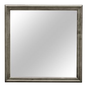 Glory mobilia G3105-M specchio luigi Phillipe stile grigio specchio da parete - Product Image 2