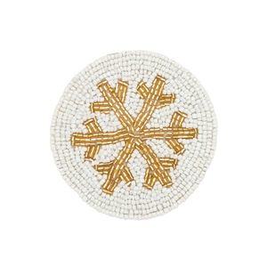 Posavasos de Té Moderno Hecho a Mano con Bordado de Cuentas, Posavasos de Lujo con Cuentas Bordadas para Bebidas - Product Image 2