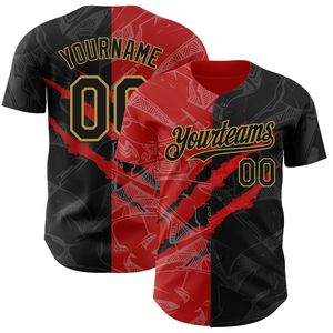 Maillot de baseball personnalisé à col en V, entièrement boutonné, durable, 100 % coton biologique, antibactérien, avec nom d'équipe et logo personnalisés, manches courtes - Product Image 3