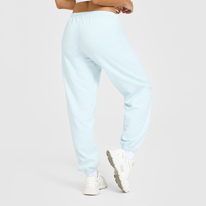 Wholesale Custom Logo <b>Women's</b> Lightweight <b>Cuffed</b> Ankle Joggers <b>Women's</b> Terry Fleece Soft Sweatpants <b>Women's</b> Pants & <b>Trousers</b> - Product Image 2