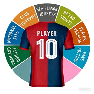 เสื้อฟุตบอลทีมเยือนสโมสรเอซีมิลานแบบเรโทร ปรับแต่งได้ตามต้องการ แบรนด์สั่งทำพิเศษ - รุ่นแฟนคลับของนักเตะคาค่า ยามาล ผ้าโพลีเอสเตอร์ 100% สำหรับผู้ใหญ่ 男女兼用 - Product Image 1