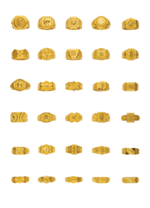 Anillos de Oro Sólido de 22K |   Anillos de Oro con Sello 916 de Diseño Tradicional y Moderno para Uso Diario, Regalos, Bodas, Cumpleaños y Aniversarios - Product Image 1