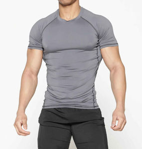 Camiseta Deportiva de Compresión para Hombre, Nueva, de Manga Larga, Tejida, Transpirable, Ecológica, para Primavera, de Alta Calidad, para Gimnasio y Running - Product Image 2