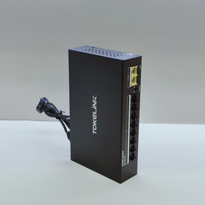 TOKELINK Fiber Optic <b>PoE</b> Ethernet <b>Switch</b> 10-Port 8 x <b>PoE</b>+ 2.0Gb 2-Uplink 10/100Mbps Unmanaged Network <b>Switch</b> - Product Image 4