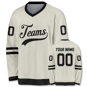 Camiseta de Hockey sobre Hielo Personalizada Unisex para Adultos, Uniforme Deportivo con Impresión por Transferencia de Calor, 100% Poliéster Antibacteriano - Product Image 3