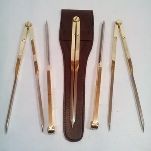 Compas de navigation vintage en laiton pour artiste, outil de dessin à motif droit, finition dorée, pour le dessin technique et l'école, à prix de gros - Product Image 5