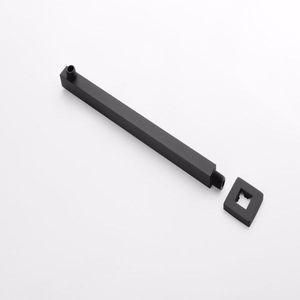 Braccio di Estensione per Doccia a Parete con Filettatura Conica 1/2 NPT, Flangia e Soffione a Pioggia - Accessori per Cabina Doccia - Product Image 2