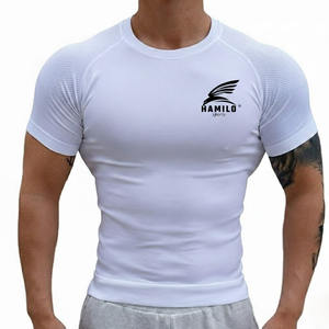 Chemise de compression respirante de haute qualité, design 2024, personnalisez votre propre logo, chemise de compression pour hommes - Product Image 1