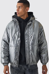 Chaquetas Acolchadas Formales de Camuflaje para Hombre, Chaqueta de Primavera Ligera, Cálida y Aislante, Ropa de Calle para Exteriores, Moda para Esquí y Nieve - Product Image 6