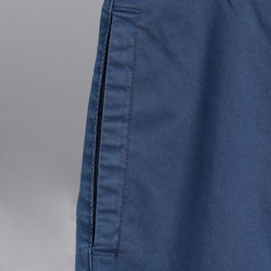 Pantalons chino en coton de luxe sur mesure, coupe ajustée, extensibles, pour hommes, vente en gros - Product Image 3