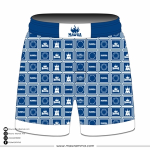 Men’s Training Shorts 2-in-1 MMA Fight Shorts with Compression Layer Lightweight Breathable Fitness Running Shorts <b>For</b> Unisex - Product Image 6