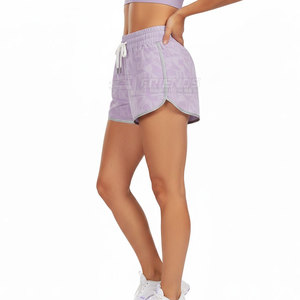 Shorts Deportivos para Mujer, Cintura Alta, Tela Elástica, Secado Rápido, Ligeros, Cómodos, Ideales para Entrenamiento, Running, Yoga y Uso Diario - Product Image 3