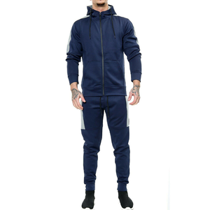 ชุดเซ็ตฮู้ดดี้ซิปแบบ unisex คุณภาพดี สีพื้น 400 GSM กางเกงจ็อกเกอร์ลำลอง รูดเชือกผูกเอว ทรงปกติ - Product Image 5