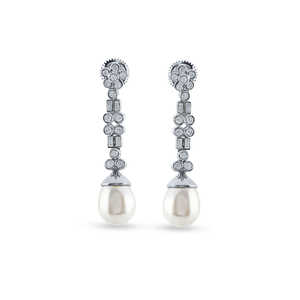 Boucles d'oreilles goutte diamant - Product Image 5