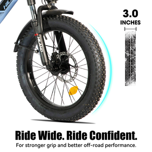จักรยานไฟฟ้า JOYKIE HILAND มอเตอร์ 350W แบตเตอรี่ 36V13Ah เกียร์ E-Bike ระบบเบรกดิสก์คู่ ยางใหญ่ พร้อมตะกร้าหลัง 90% SKD จักรยานสำหรับเดินทางในเมือง - Product Image 3