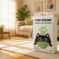 Litière pour chat en tofu écologique et biodégradable en gros avec emballage personnalisé OEM pour les acheteurs étrangers, les grossistes et les détaillants d'articles pour animaux de compagnie