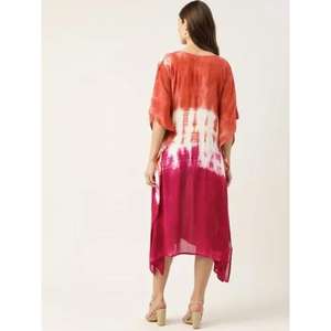 Caftán Estampado de Alta Calidad Hecho a Mano para Mujer, Vestidos Casuales de Algodón Estampado para Mujer - Product Image 3