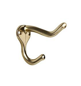 Soporte de pared para llaves de latón hecho a mano al por mayor con 2 ganchos a precio aceptable - Product Image 1