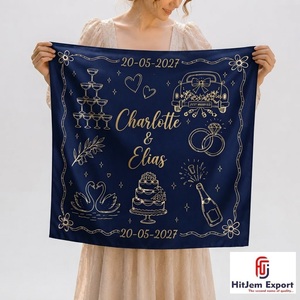 Pañuelo Cuadrado Moderno e Innovador con Estampado Personalizado, Sensación de Seda, Pañuelo para la Cabeza a la Moda, Chal, Marca Privada, OEM, ODM, Textil Personalizado OEM - Product Image 5