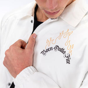 Veste d'hiver matelassée décontractée unisexe à col montant, épaisse, imperméable, écologique, avec logo imprimé sur le devant - Product Image 6