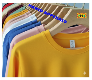 Nouveauté : T-shirts pour hommes en coton 100% tricoté de haute qualité, grammage lourd, col rond, personnalisables, avec option grandes tailles, en provenance du Bangladesh - Product Image 1